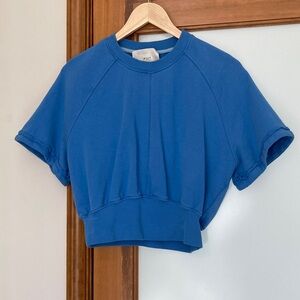 3.1 Phillip Lim Blue Crop Top